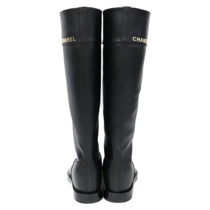 Chanel Black Long Boots 36c — view 3
