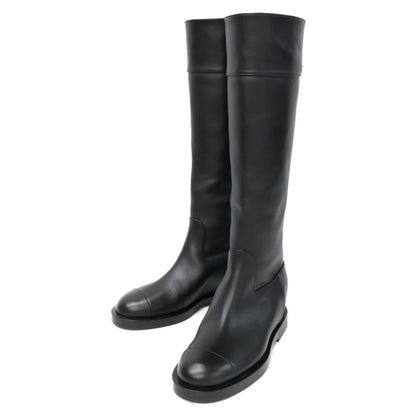 Chanel Black Long Boots 36c