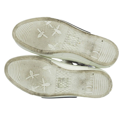 Dior Allover Pattern High Cut Sneakers White — view 2
