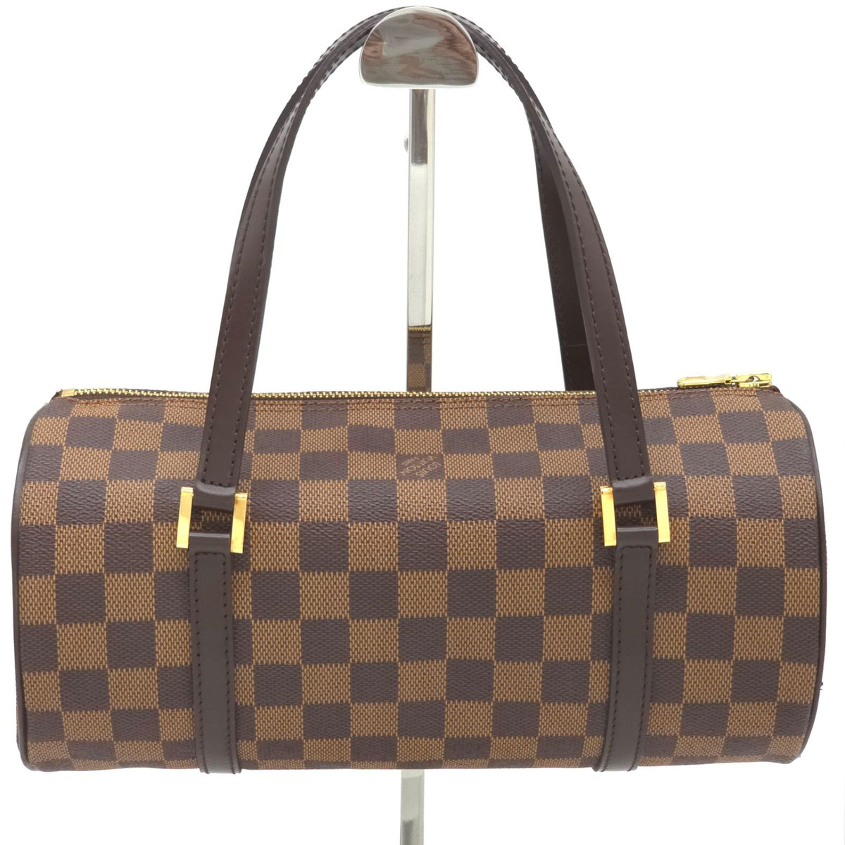 Louis Vuitton Papillon 26 Damier Ebene Shoulder Bag 27.5 Handle Length 40