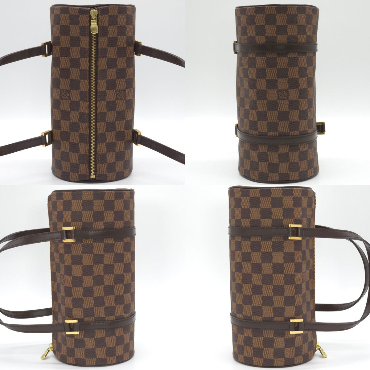 Louis Vuitton Papillon 26 Damier Ebene Shoulder Bag 27.5 Handle Length 40 — view 3