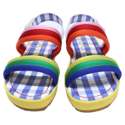 Gucci Rainbow Strap Sandals 33 — view 2