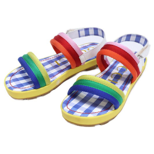 Gucci Rainbow Strap Sandals 33