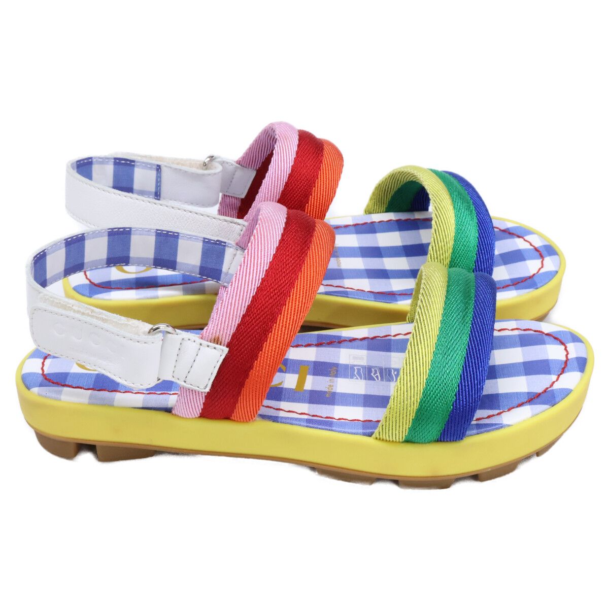 Gucci Rainbow Strap Sandals 33 — view 5
