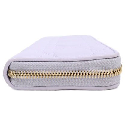 Dior Lady Dior Voyageur Voyage Cannage Round Zip Wallet Handbag — view 2