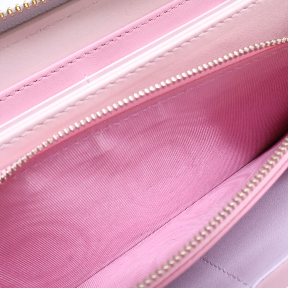 Dior Lady Dior Voyageur Voyage Cannage Round Zip Wallet Handbag — view 8