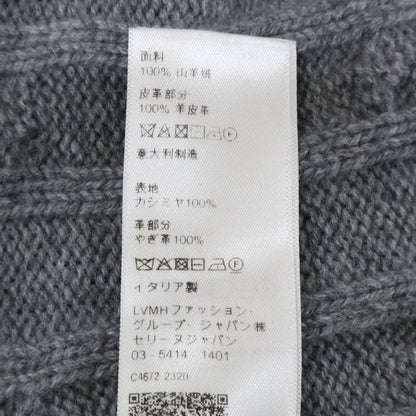 Celine Triomphe Sweater Cashmere Cable Knit XL — view 6