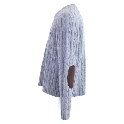 Celine Triomphe Sweater Cashmere Cable Knit XL — view 3