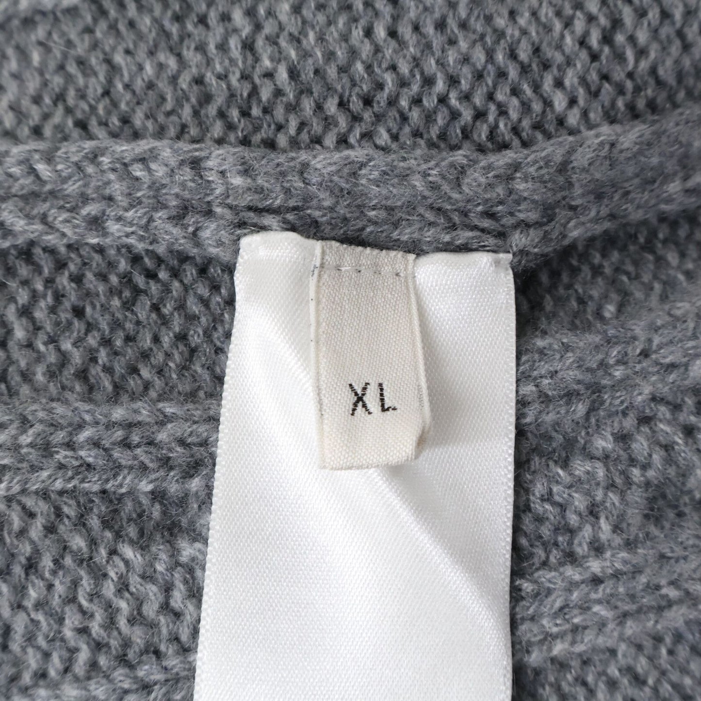 Celine Triomphe Sweater Cashmere Cable Knit XL — view 5