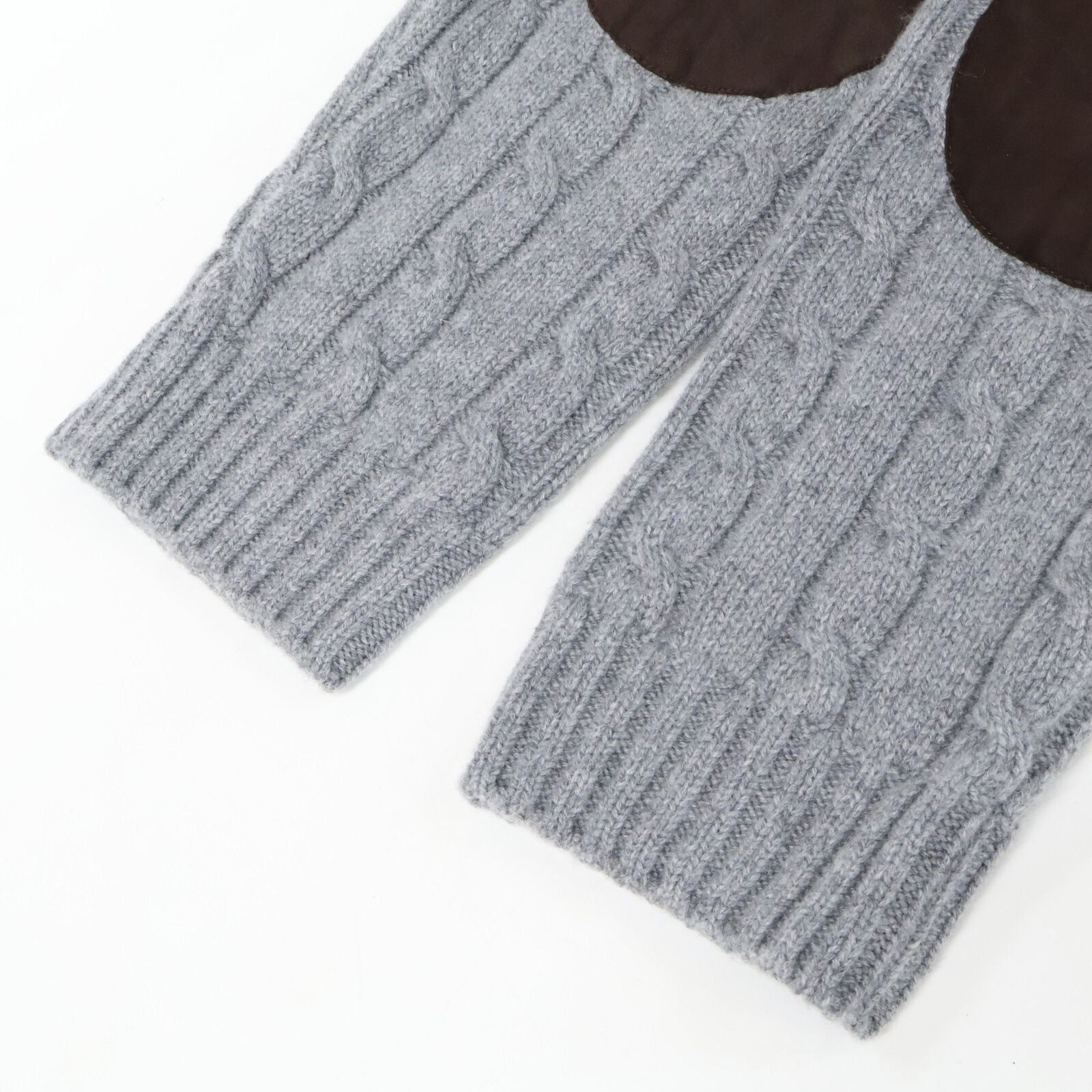 Celine Triomphe Sweater Cashmere Cable Knit XL — view 8