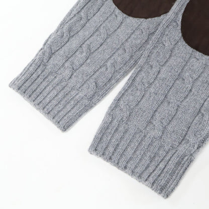 Celine Triomphe Sweater Cashmere Cable Knit XL — view 8