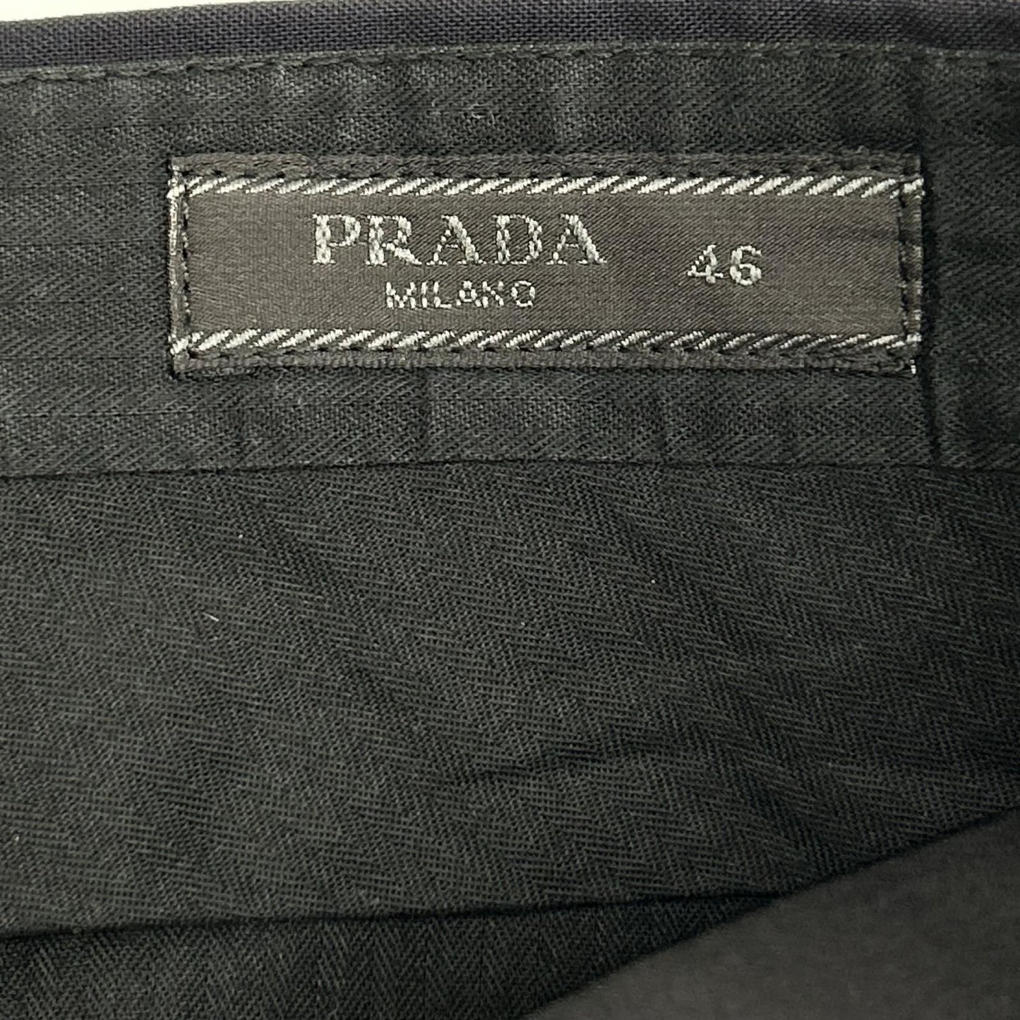 Prada Black Straight Pants 46 — view 3