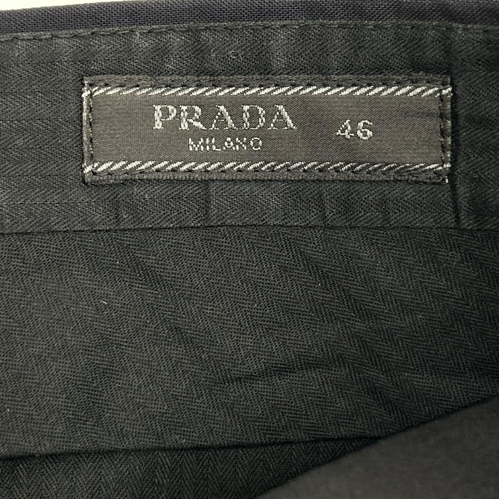 Prada Black Straight Pants 46 — view 3