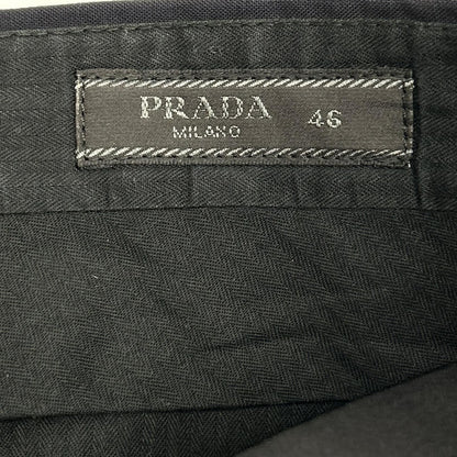 Prada Black Straight Pants 46 — view 3
