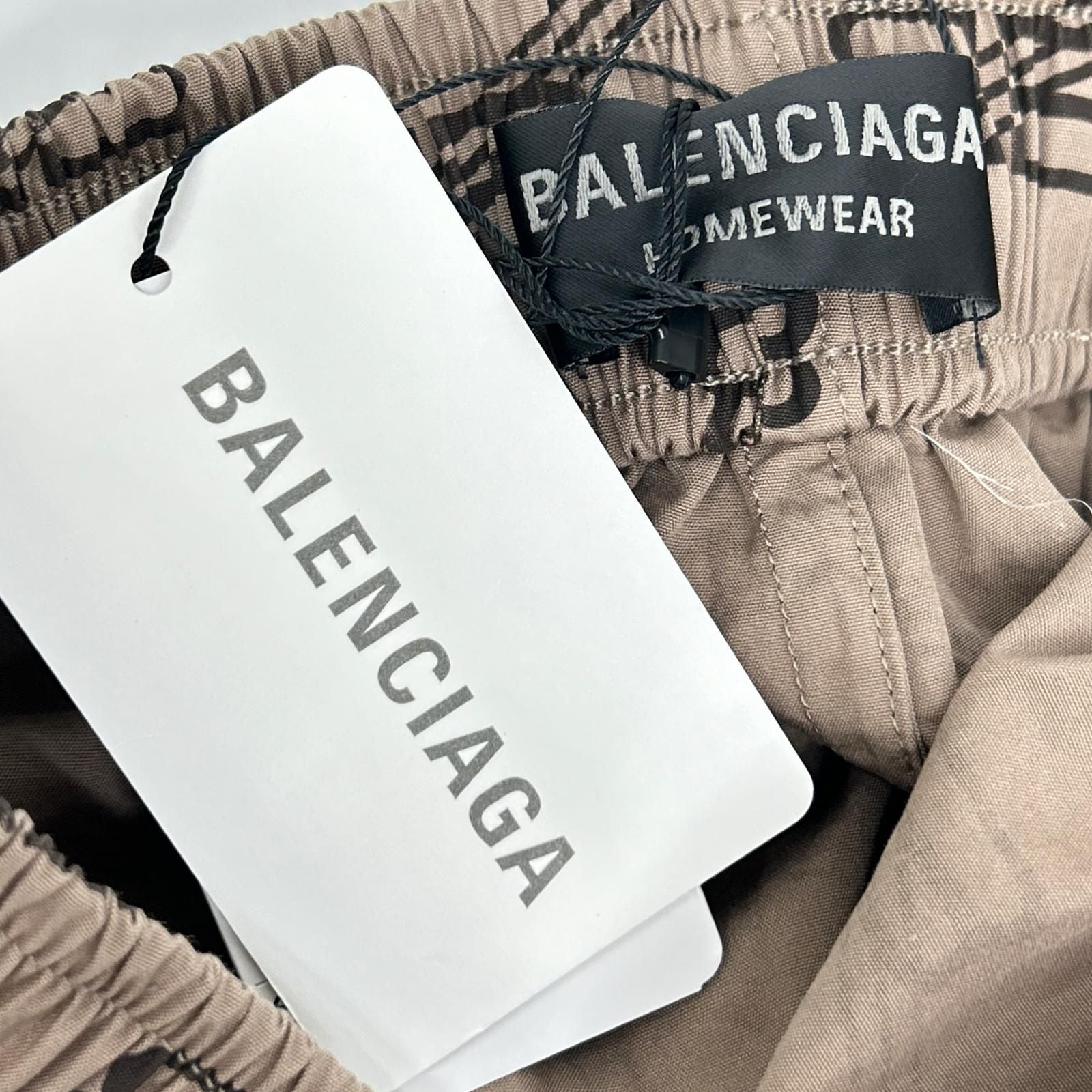 Balenciaga Brown BB Logo Shorts 46 — view 3