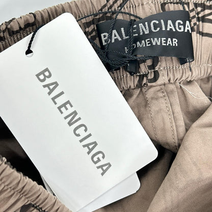 Balenciaga Brown BB Logo Shorts 46 — view 3