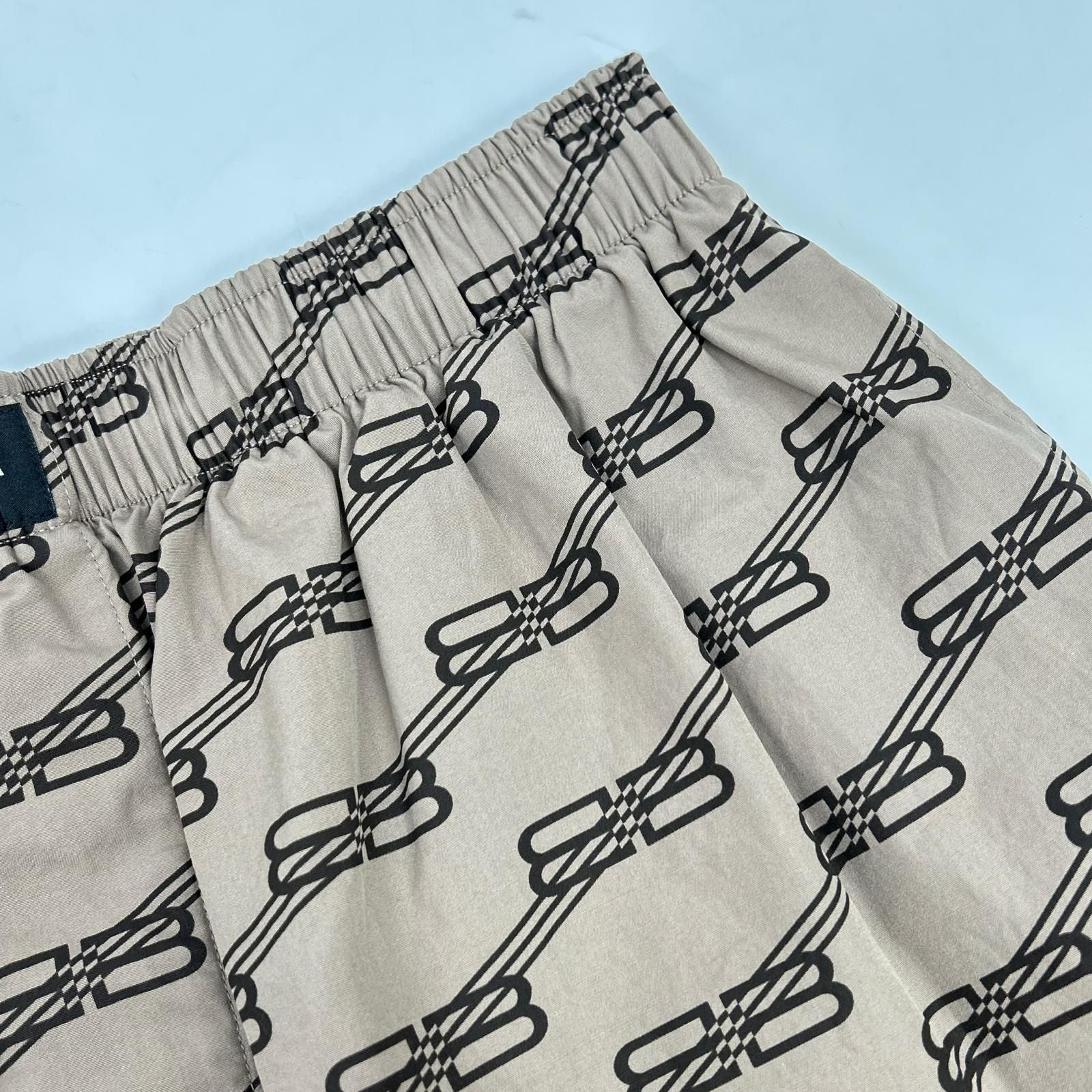 Balenciaga Brown BB Logo Shorts 46 — view 7