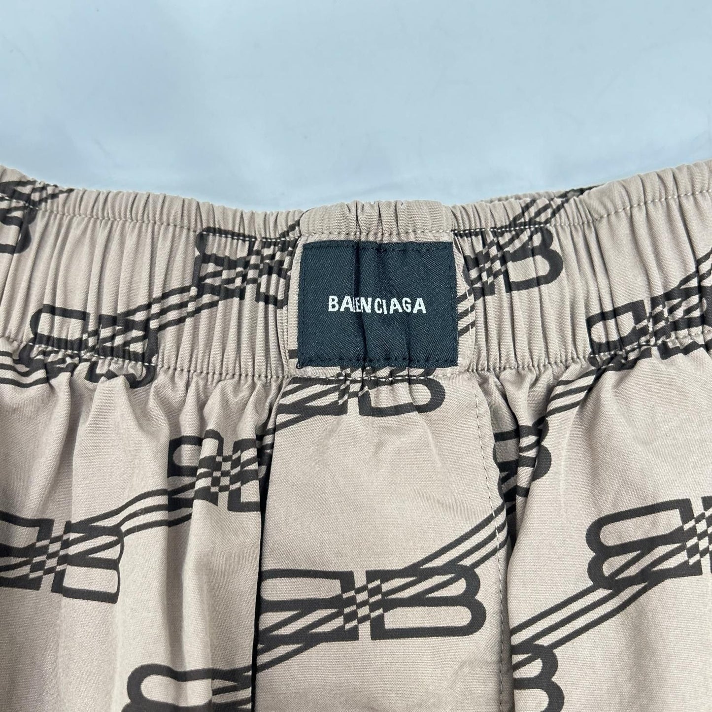 Balenciaga Brown BB Logo Shorts 46 — view 6