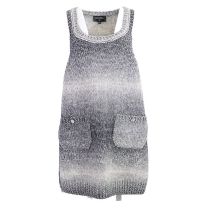 Chanel Paper Fiber Sleeveless Short Dress 38