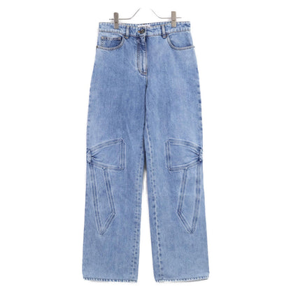 Chanel Ribbon Denim Pants 36