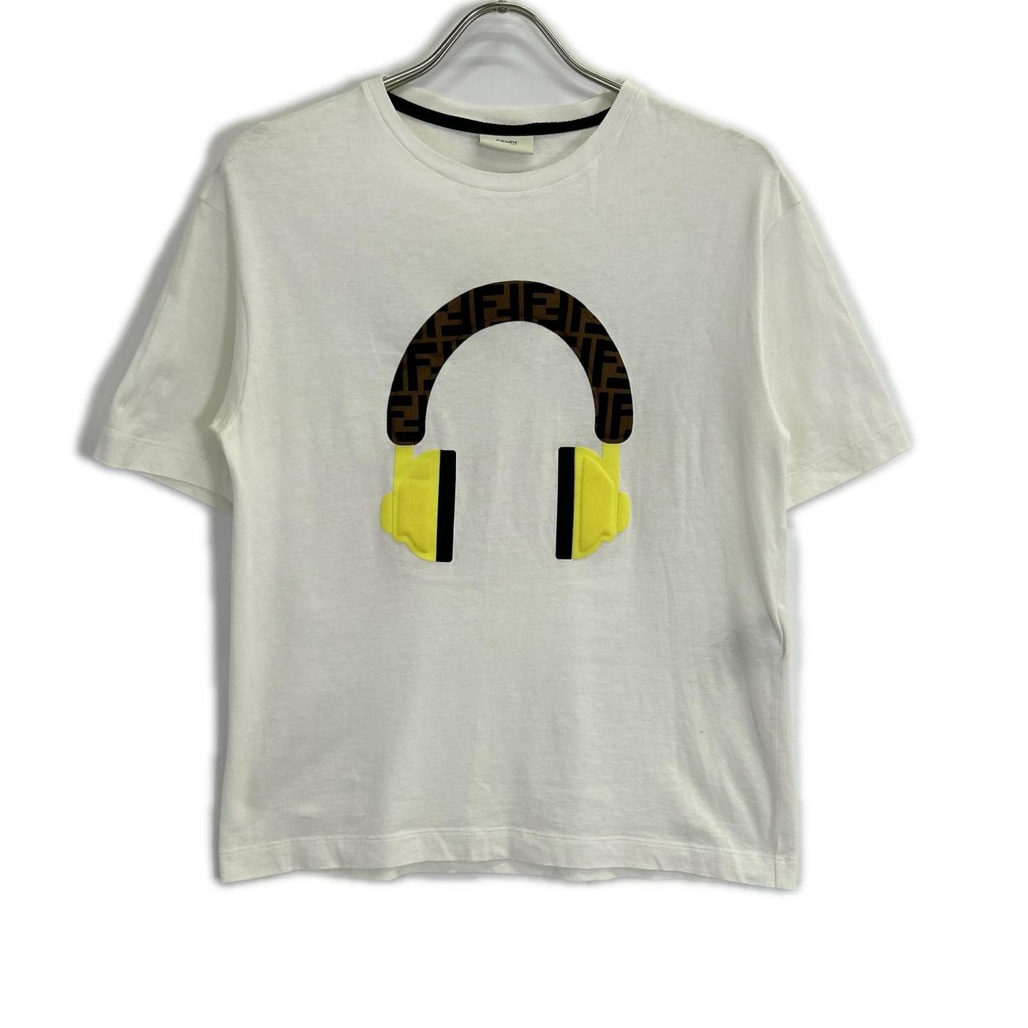 Fendi White Zucca Headphones Shirt