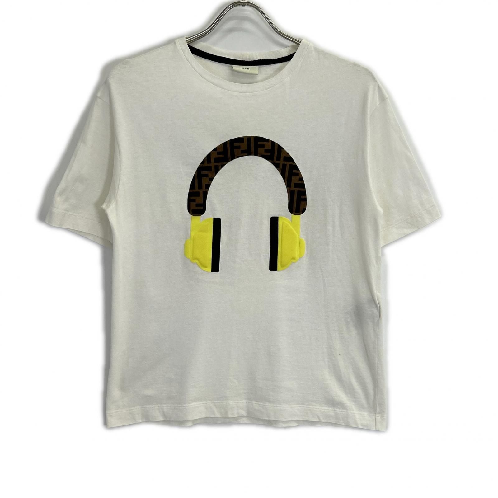 Fendi White Zucca Headphones Shirt