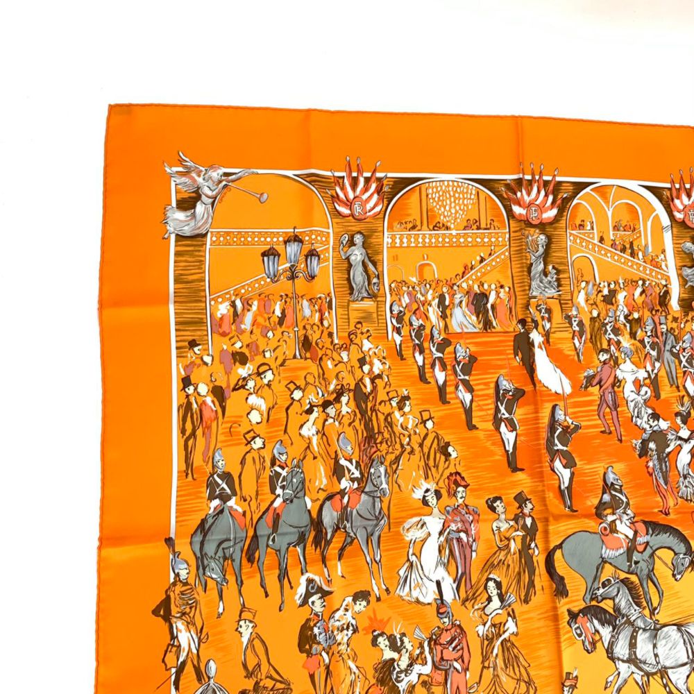 Hermes Carre 90 Scarf Soiree de Gala Clerc Evening — view 2