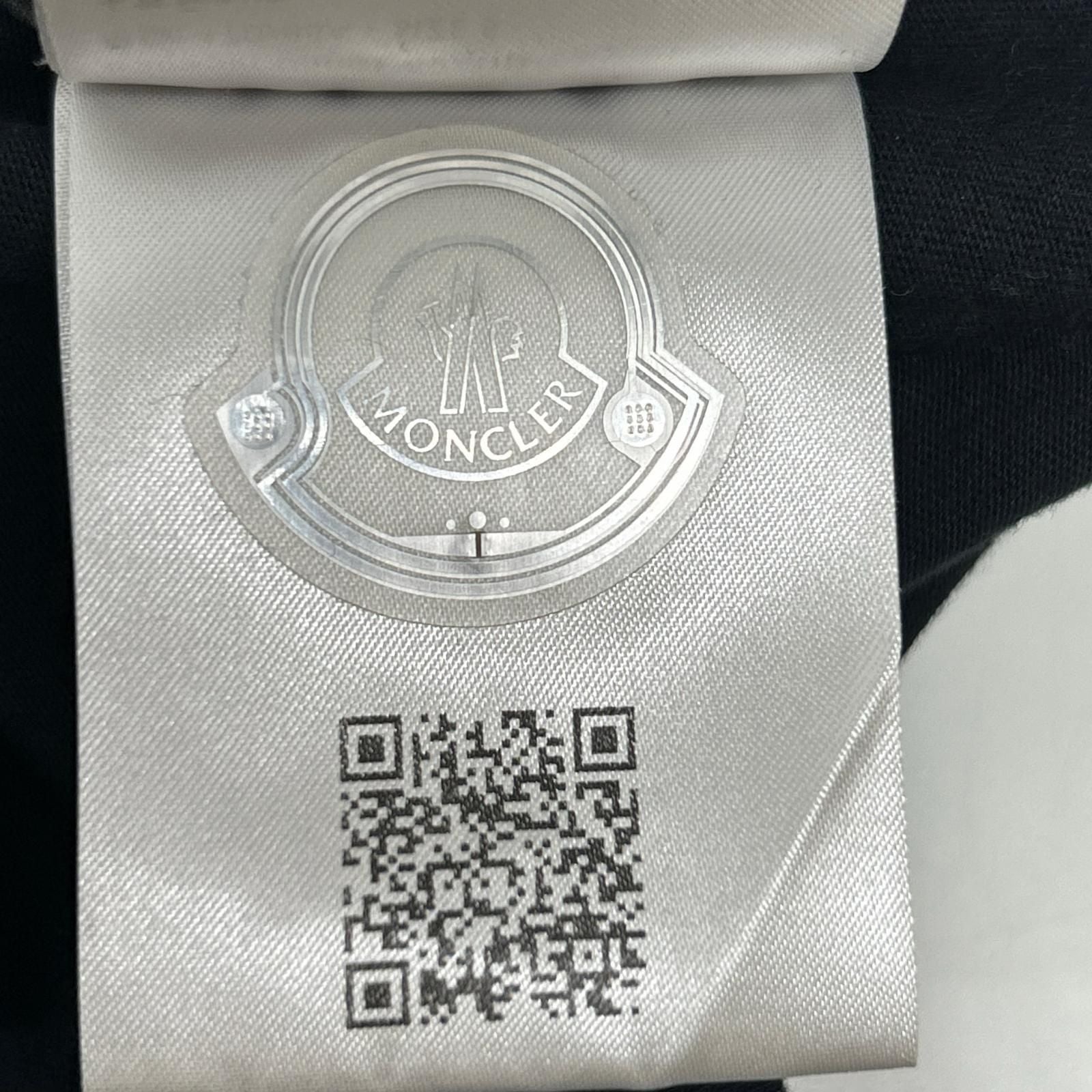 Moncler Navy Logo Embroidery T-Shirt — view 6