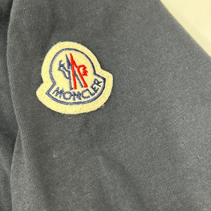 Moncler Navy Logo Embroidery T-Shirt — view 7
