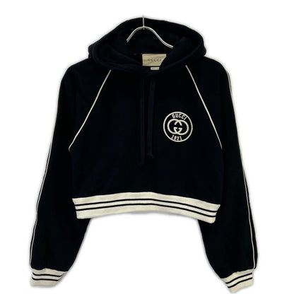 Gucci Black Cotton Jija Hooded Sweatshirt Shirt Xxs Hoodie