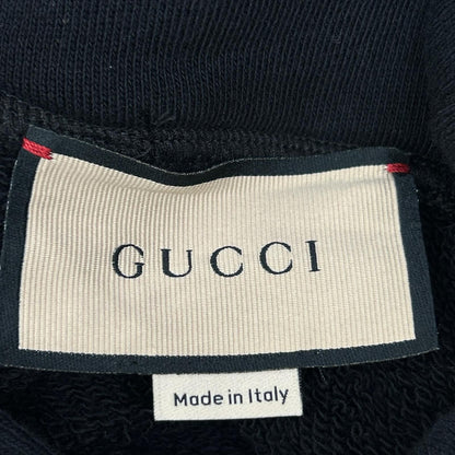 Gucci Black Cotton Jija Hooded Sweatshirt Shirt Xxs Hoodie — view 3