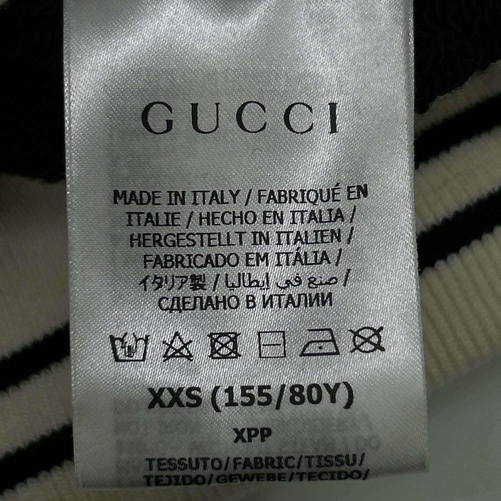Gucci Black Cotton Jija Hooded Sweatshirt Shirt Xxs Hoodie — view 4