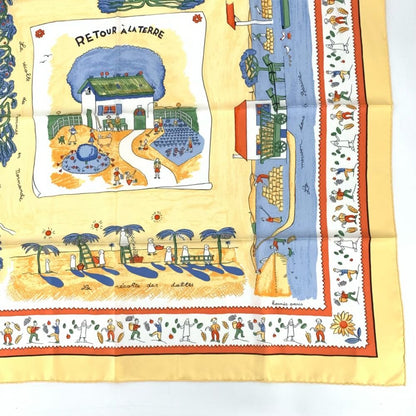 Hermes Scarf Carre 90 RE Tour a la Terre Return — view 5