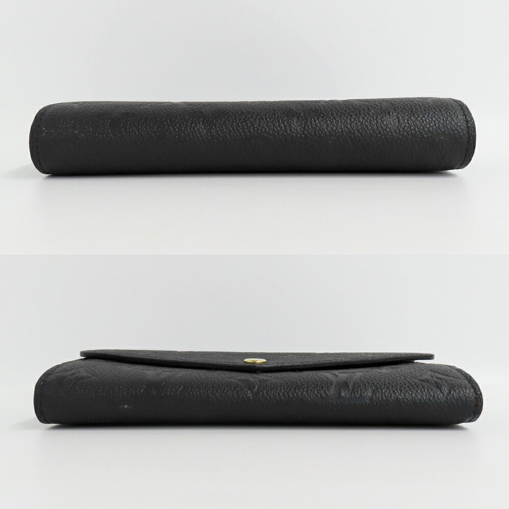 Louis Vuitton Portefeuille Sarah Monogram Empreinte Leather Noir Bifold Wallet — view 3