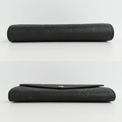 Louis Vuitton Portefeuille Sarah Monogram Empreinte Leather Noir Bifold Wallet — view 3