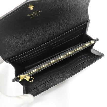 Louis Vuitton Portefeuille Sarah Monogram Empreinte Leather Noir Bifold Wallet — view 5