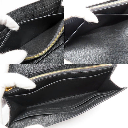 Louis Vuitton Portefeuille Sarah Monogram Empreinte Leather Noir Bifold Wallet — view 7