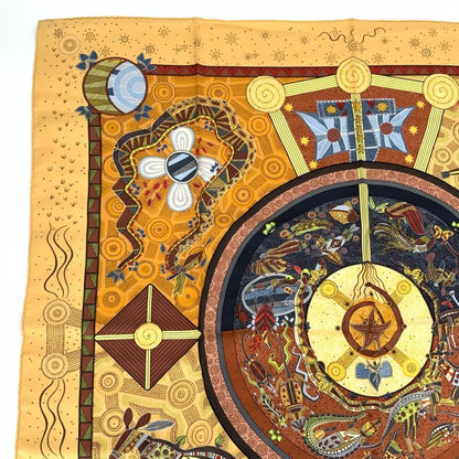 Hermes Silk Scarf Carre 90 Reve D'australie Australian Dream — view 2