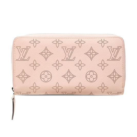 Louis Vuitton Monogram Mahina Zippy Wallet Rose Jasmine Pink Leather