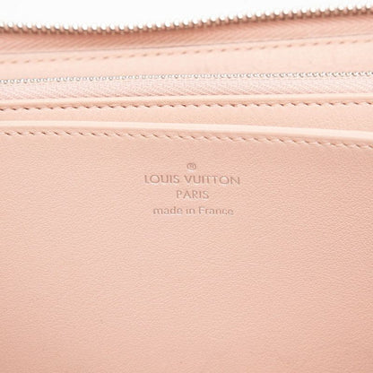 Louis Vuitton Monogram Mahina Zippy Wallet Rose Jasmine Pink Leather — view 5
