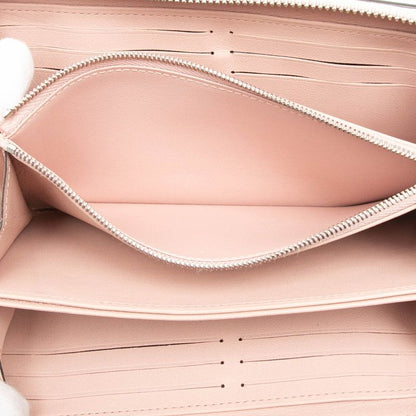Louis Vuitton Monogram Mahina Zippy Wallet Rose Jasmine Pink Leather — view 4