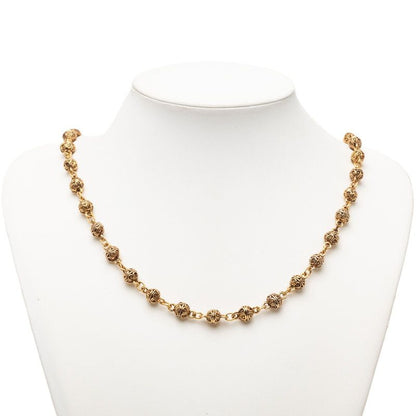 Chanel Vintage Long Necklace Gold Plated