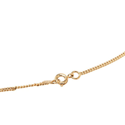 Chanel Camellia CC Logo Necklace Gold White Plated — view 5