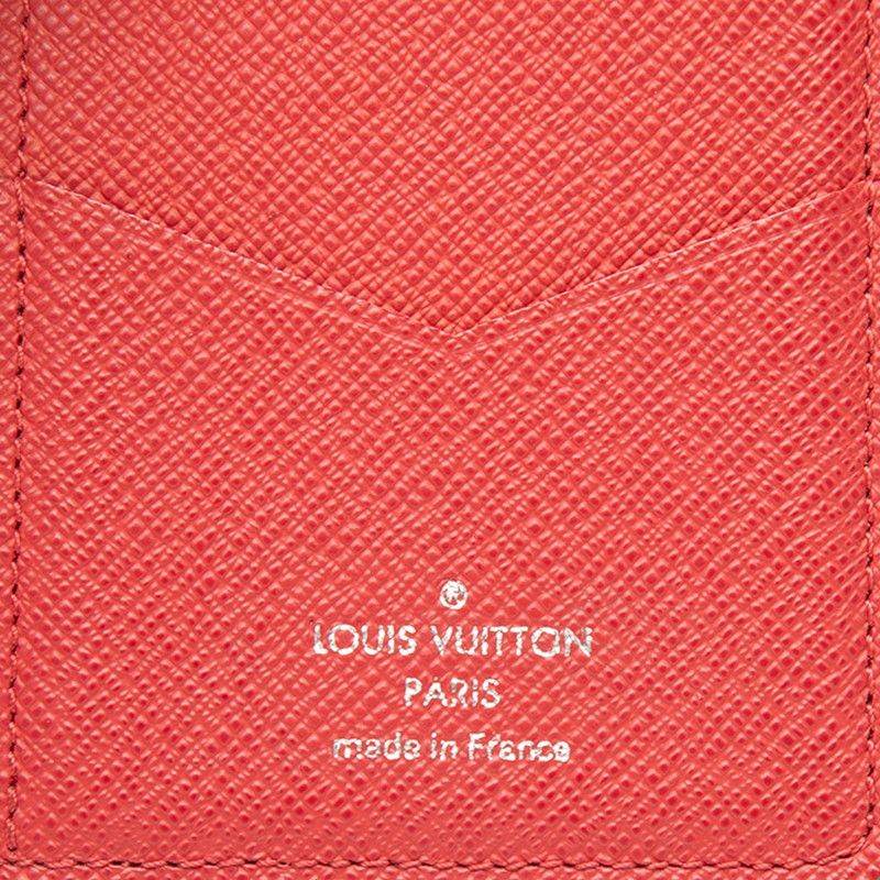 Louis Vuitton Taiga Organizer de Poche Card Case Passcase Business Holder Blue — view 6