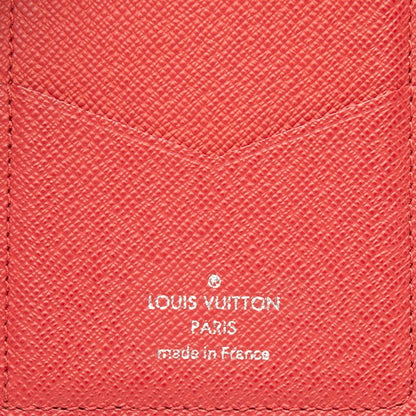 Louis Vuitton Taiga Organizer de Poche Card Case Passcase Business Holder Blue — view 6
