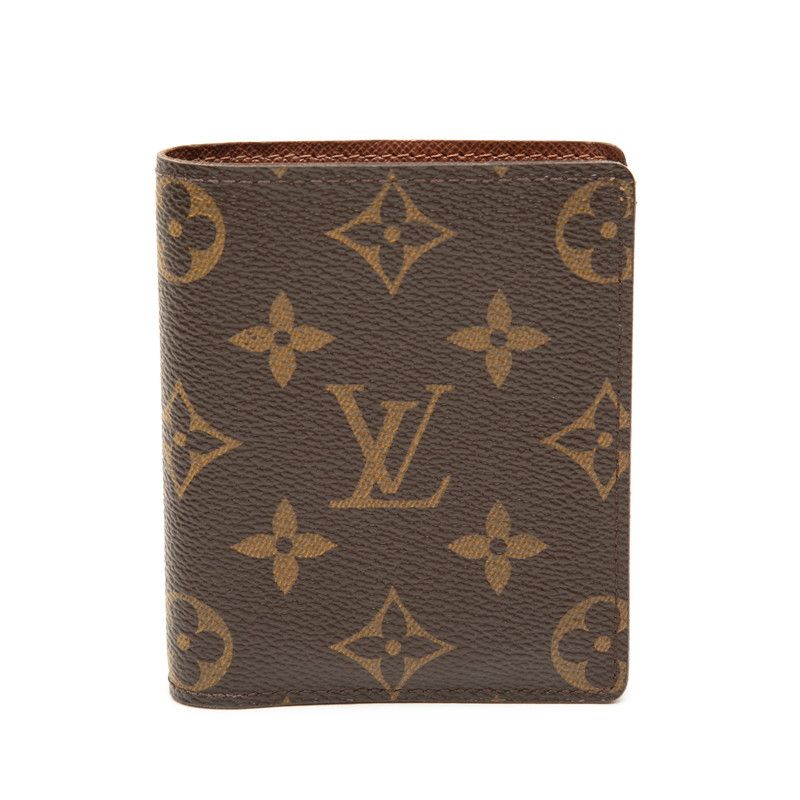 Louis Vuitton Monogram Portefeuille Magellan Bifold Wallet Brown Leather