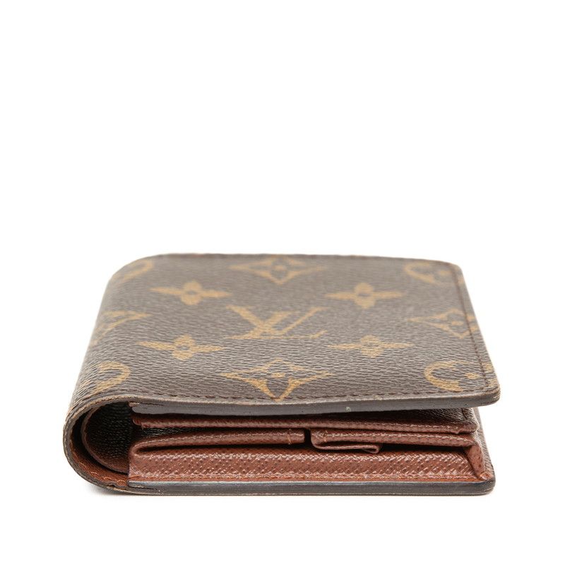 Louis Vuitton Monogram Portefeuille Magellan Bifold Wallet Brown Leather — view 3