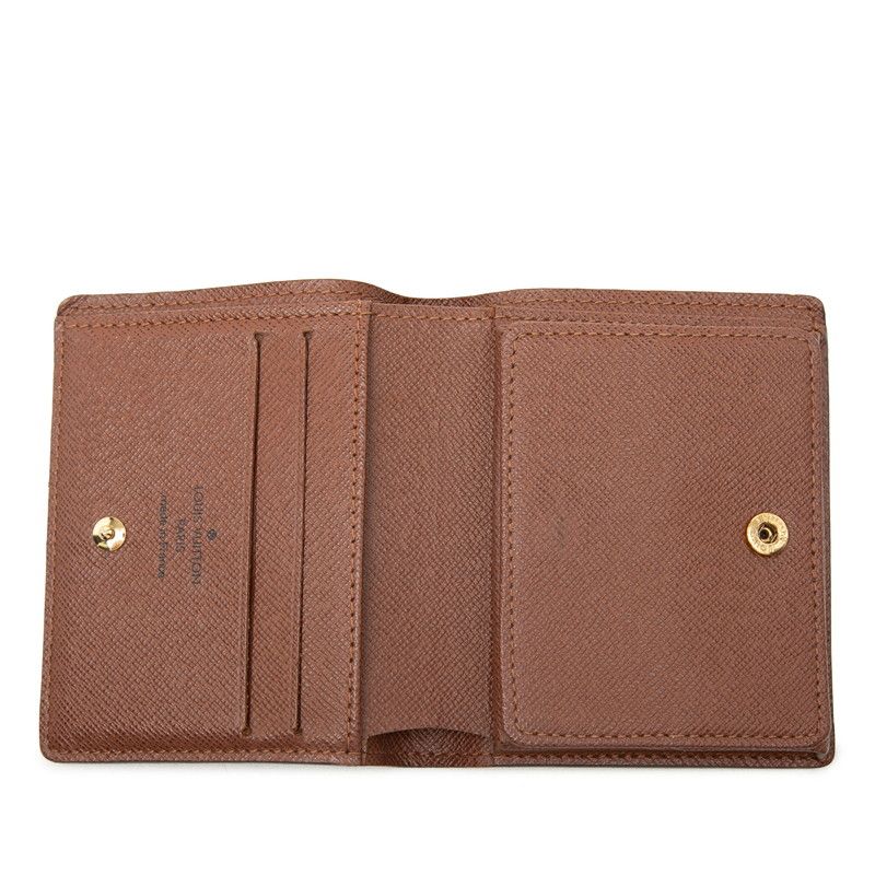 Louis Vuitton Monogram Portefeuille Magellan Bifold Wallet Brown Leather — view 4