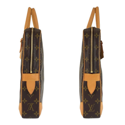 Louis Vuitton Monogram Porte Documents Voyage Brown Business Briefcase — view 8