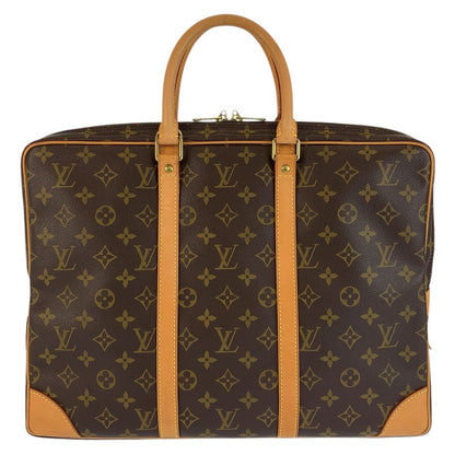 Louis Vuitton Monogram Porte Documents Voyage Brown Business Briefcase — view 2